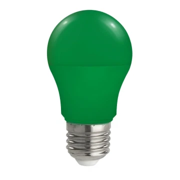 Світлодіодна лампочка A50 E27/4,9W/230V зелений