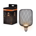 Світлодіодна лампочка DECOR FLAT E27/3,5W/230V 2700K чорний - Osram