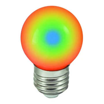 Світлодіодна лампочка E27/1W/230V RGB