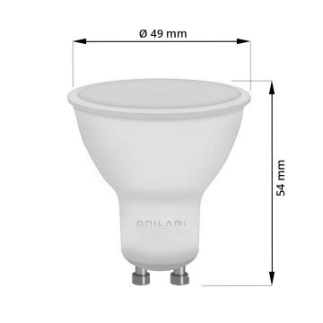 Світлодіодна лампочка ECOLINE GU10/7W/230V 4000K - Brilagi