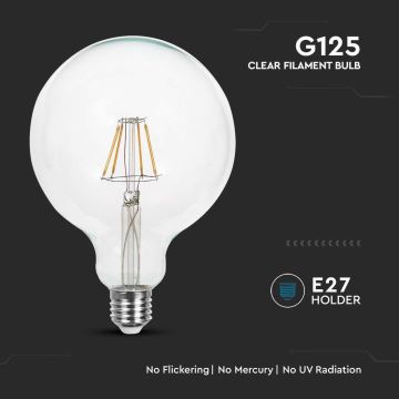 Світлодіодна лампочка FILAMENT G125 E27/12W/230V 4000K