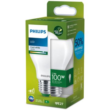 Світлодіодна лампочка Philips A60 E27/7,3W/230V 4000K