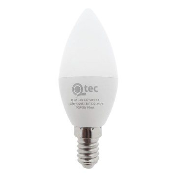 Світлодіодна лампочка Qtec C35 E14/5W/230V 4200K
