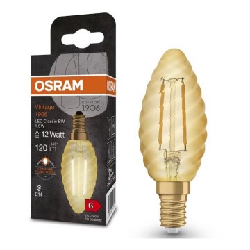 Світлодіодна лампочка VINTAGE E14/1,5W/230V 2400K - Osram