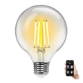 Світлодіодна лампочка з регулюванням яскравості FILAMENT G95 E27/6W/230V 2700-6500K Wi-Fi - Aigostar
