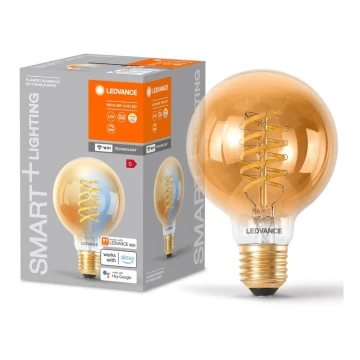 Світлодіодна лампочка з регулюванням яскравості SMART+ FILAMENT GLOBE G80 E27/8W/230V 2200-5000K Wi-Fi - Ledvance