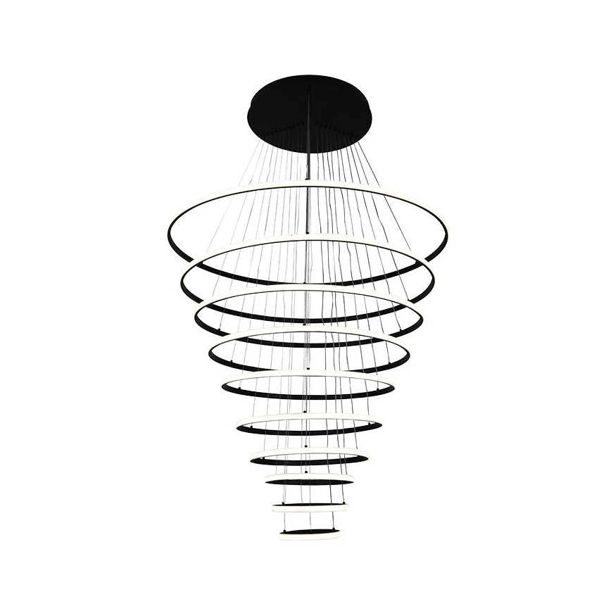 Світлодіодна підвісна люстра з регулюванням яскравості LED/365W/230V 3000-6500K + пульт дистанційного керування