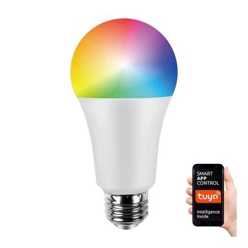 Світлодіодна RGB лампочка з регулюванням яскравості A60 E27/8W/230V 2700-6500K Wi-Fi Tuya