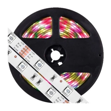 Світлодіодна RGB-стрічка з регулюванням яскравості 5м LED/14,4W/12V IP54