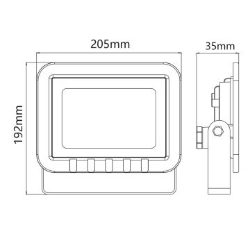 Світлодіодний прожектор LED/50W/230V IP65