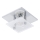 Світлодіодний стельовий світильник CARVER 1xGU10/3W/230V