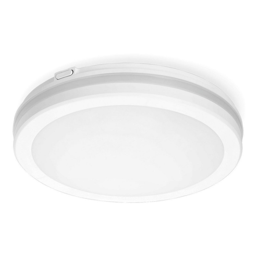 Світлодіодний стельовий світильник для ванної кімнати LED/18W/230V 3000/4000/6500K IP65 діаметр 30 см білий