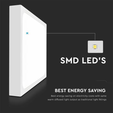 Світлодіодний стельовий світильник для ванної кімнати LED/18W/230V 6500K IP44 білий