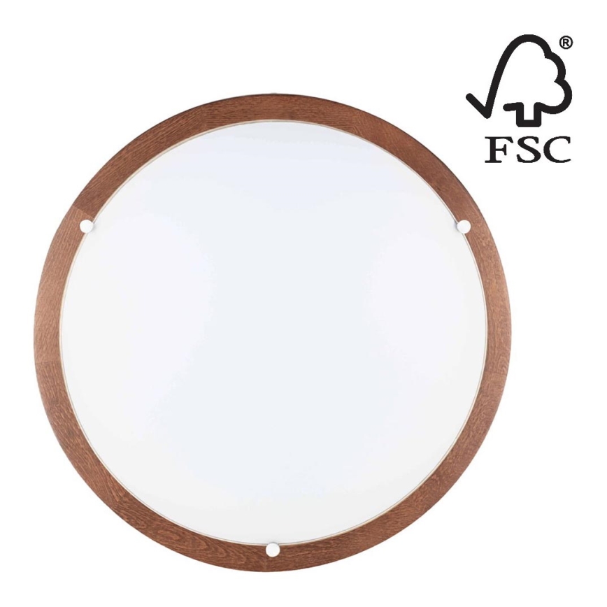 Світлодіодний стельовий світильник FRIDA LED/18W/230V бук – сертифіковано FSC