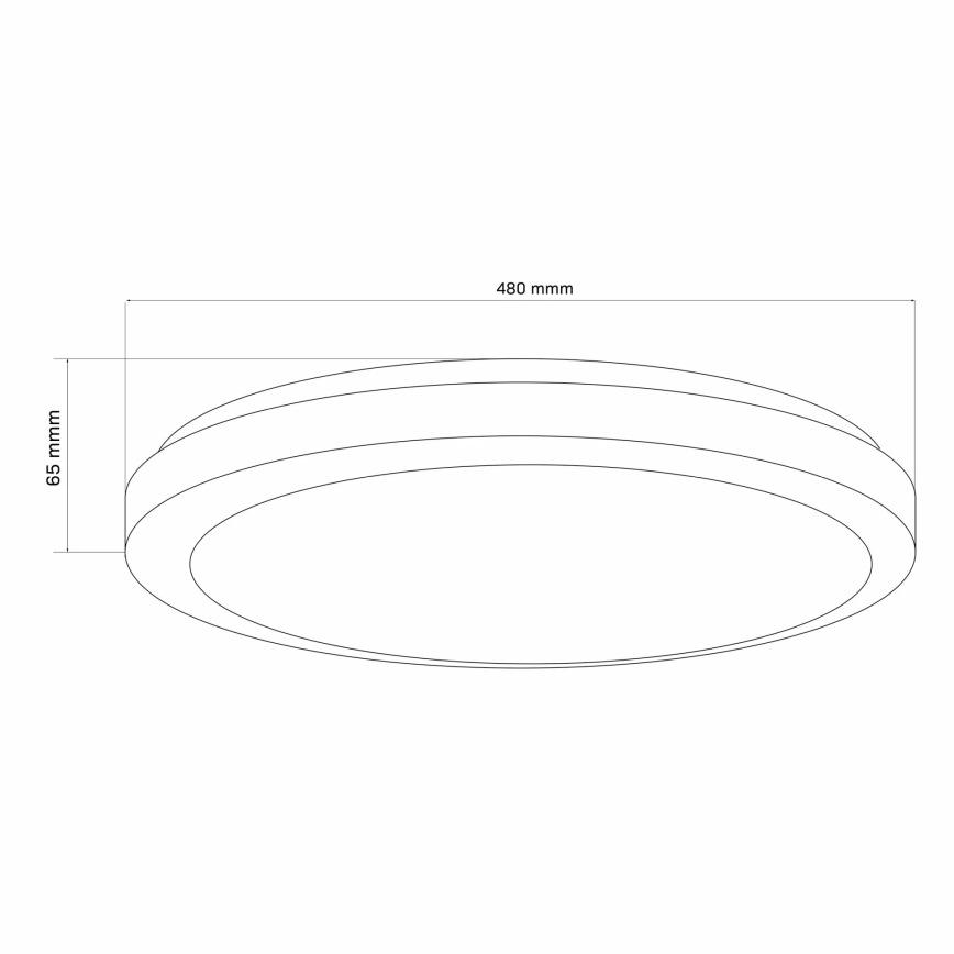 Стельовий LED світильник для ванної з регулюванням яскравості MARIAN LED/72W/230V 3000-6000K IP44 + пульт дистанційного керування