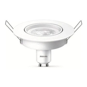 Світлодіодний вбудований світильник Philips 1xGU10/4,7W/230V 4000K