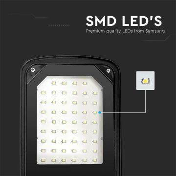 Світлодіодний вуличний ліхтар LED/50W/230V 6500K IP65