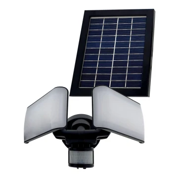 Світлодіодний вуличний прожектор на сонячній батареї з датчиком LED/20W/5,5V IP44