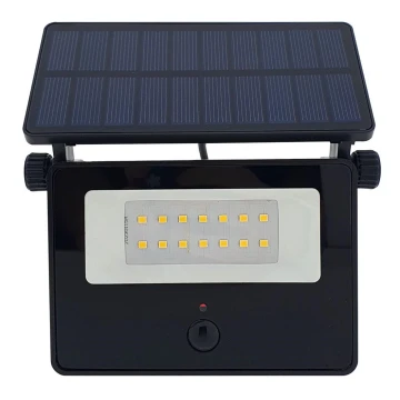 Світлодіодний вуличний прожектор на сонячній батареї з датчиком LED/2W/3,7V 4200K IP44