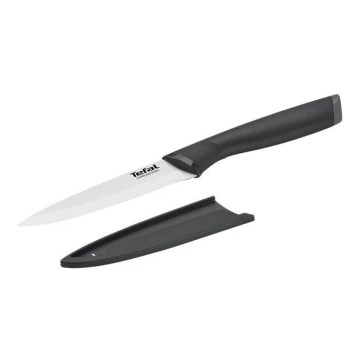 Tefal - Універсальний ніж з нержавіючої сталі COMFORT 12 см хром/чорний