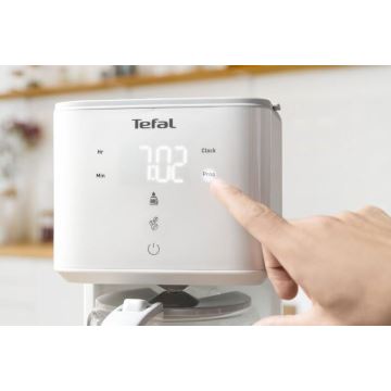 Tefal - Крапельна кавоварка і LCD дисплеєм SENSE 1000W/230V білий