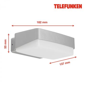 Telefunken 312204TF - Уличный светодиодный настенный светильник LED/14W/230V IP44