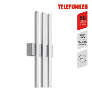 Telefunken 313104TF - Вуличний світлодіодний настінний світильник 3xLED/4W/230V IP44