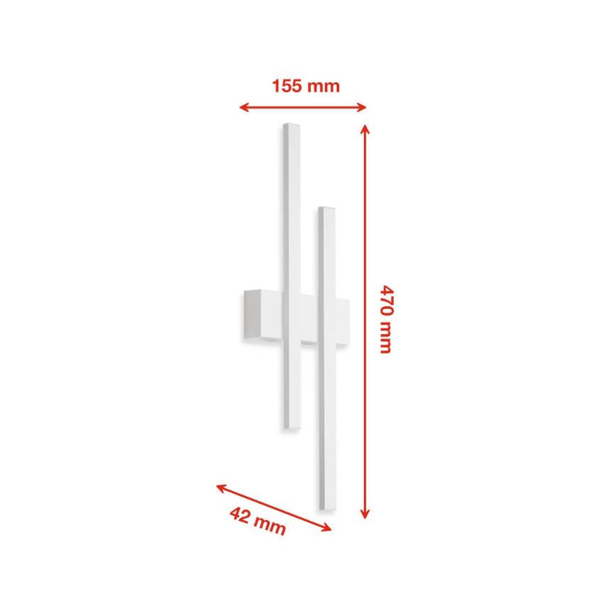 Telefunken 313206TF - Уличный светодиодный настенный светильник 2xLED/8W/230V IP44