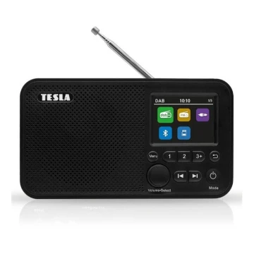 TESLA Electronics - Радио DAB+ FM 5W/1800 mAh черный