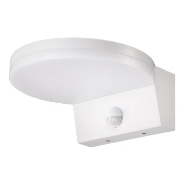 Top Light - LED Вуличний настінний світильник з датчиком NOVARA LED/15W/230V IP65 білий