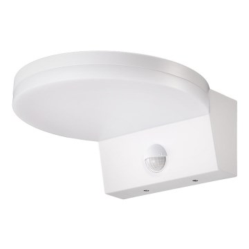 Top Light - Уличный светодиодный настенный светильник с датчиком NOVARA LED/15W/230V IP65 белый