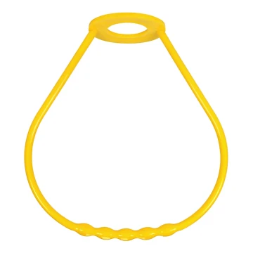 Тримач для люстри пластик жовтий