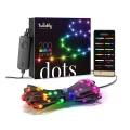 Twinkly - Светодиодная уличная RGB-лента с регулированием яркости DOTS 200xLED 10 м IP44 WiFi