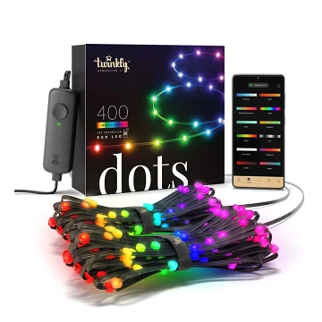 Twinkly - Светодиодная уличная RGB-лента с регулированием яркости DOTS 400xLED 20 м IP44 Wi-Fi