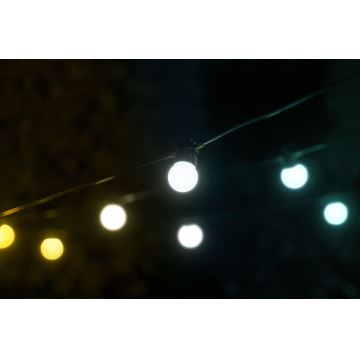 Twinkly - LED Вулична декоративна гірлянда з регулюванням яскравості FESTOON 40xLED 24м IP44 Wi-Fi