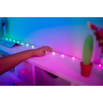 Twinkly - LED RGB з регулюванням яскравості різдвяна гірлянда CANDIES 100xLED 8 м USB Wi-Fi