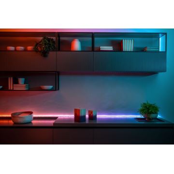 Twinkly - LED RGB Подовжуюча стрічка з регулюванням яскравості LINE 100xLED 1,5 м Wi-Fi