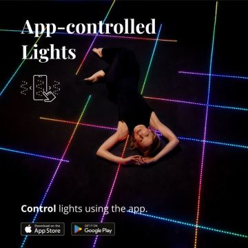 Twinkly - LED RGB Стрічка з регулюванням яскравості LINE 100xLED 1,5 м Wi-Fi