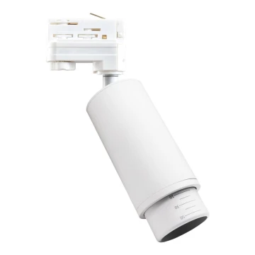Точечный светильник для 3-фазной трековой системы MICA 1xGU10/25W/230V белый