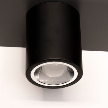 Точковий світильник JUPITER 1xE27/20W/230V діаметр 9,8 см чорний