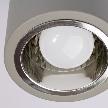 Точковий світильник JUPITER 1xE27/20W/230V діаметр 9,8 см сірий