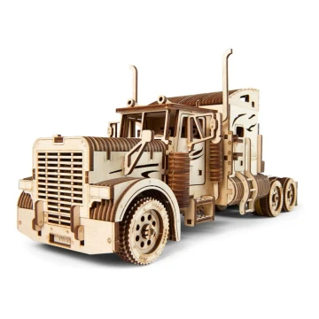 Ugears - Деревянная механическая 3D-головоломка Седельный автопоезд Heavy Boy