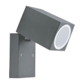 Уличный настенный светильник 1xGU10/35W/230V IP44 серый