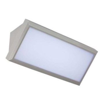 Уличный светодиодный настенный светильник LED/12W/230V 4000K IP65 серый