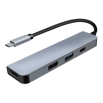 USB-C хаб 4в1 Power Delivery 100W і HDMI 4K