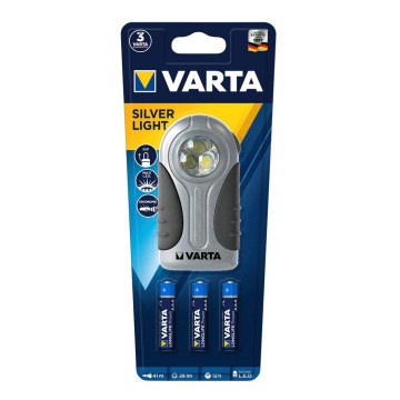 Varta 16647101421 - Светодиодный ручной фонарик SILVER LIGHT LED/3xAAA