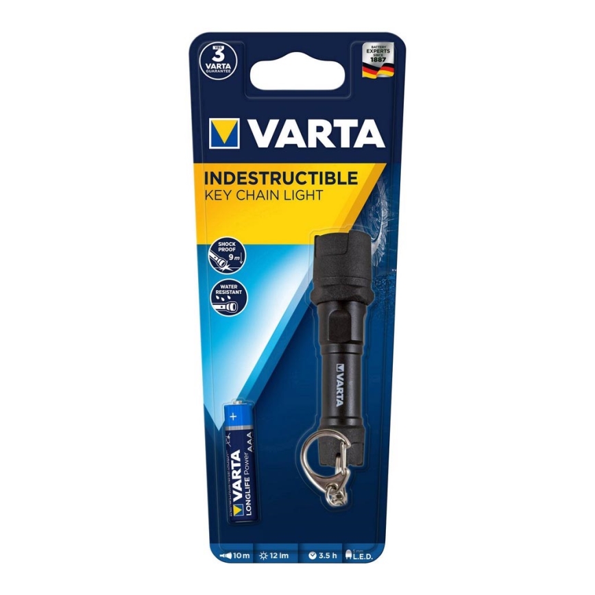 Varta 16701101421 - LED Ліхтар INDESTRUCTIBLE KEY CHAIN LIGHT LED/1xAAA