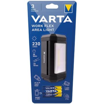 Varta 17648101421 - Светодиодный переносной фонарь WORK FLEX AREA LIGHT LED/3xAA IP54