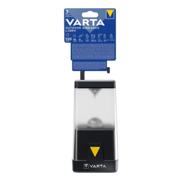 Varta 18666101111 - Светодиодный фонарик для кемпинга с регулированием яркости OUTDOOR AMBIANCE LED/3xAA