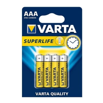 Varta 2003 - 4 шт. Вугільно-цинкова батарея SUPERLIFE AAA 1,5V